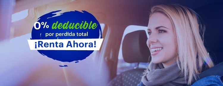 0% deducible por daños al vehículo